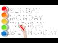 Days of the Week || Sunday Monday Tuesday Wednesday Thursday Friday Saturday #week