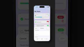 🚀 SwiftUI Task Master Pro - Modern iOS Productivity App