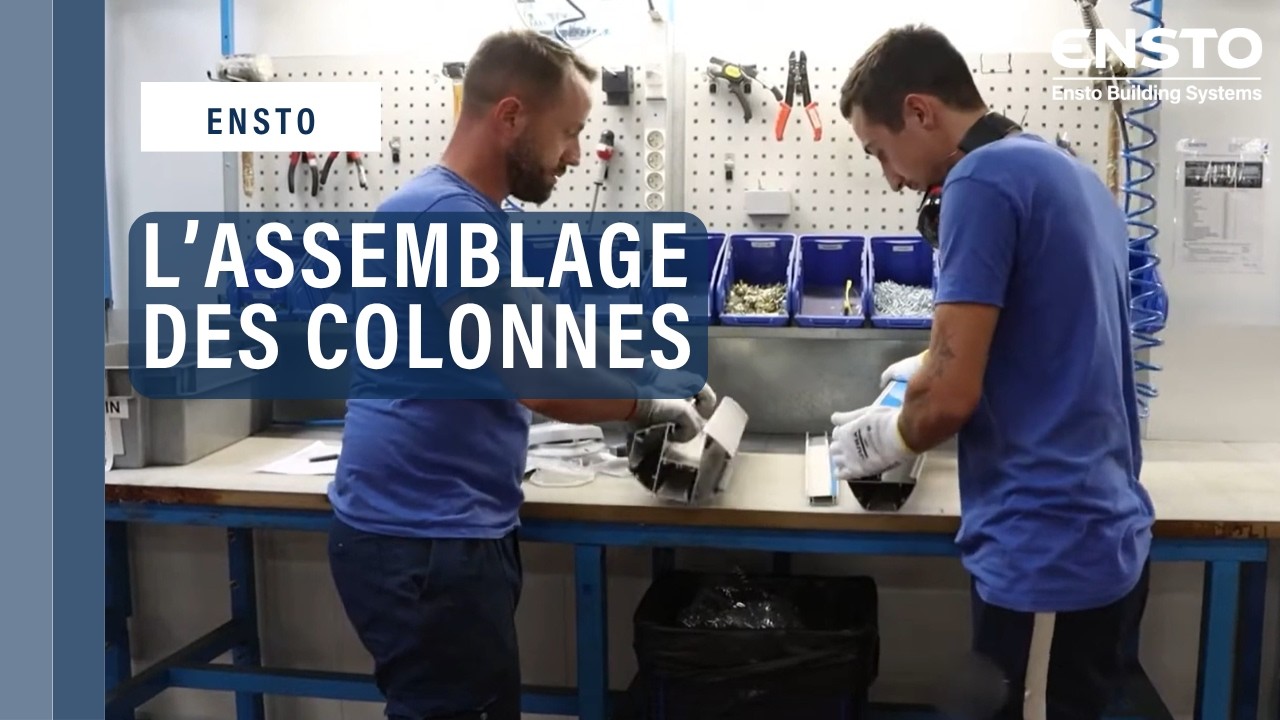L'assemblage de nos colonnes ENSTO Building Systems France