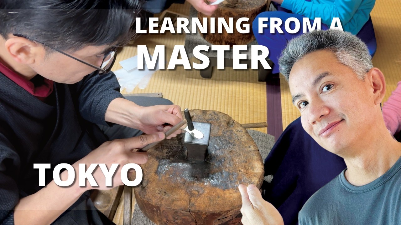 Unique Experience in Tokyo Japan - Making Silver Spoons - YouTube