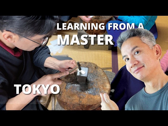 Unique Experience in Tokyo Japan - Making Silver Spoons - YouTube
