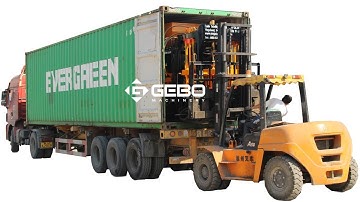 QT4 18 automatic block machine loading , hot sale in Zambia, Ghana, Malawi, Maldives, Jamaica