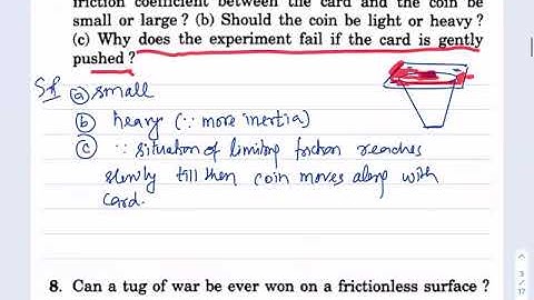L1 Q  for Short Answer HC Verma Solutions | Chapter 6: Friction
