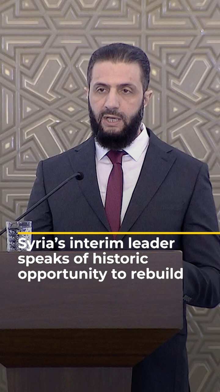Syria’s interim president launches national dialogue on political transition