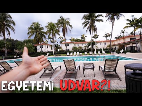 ILYEN EGY LUXUS EGYETEM MIAMIBAN!😱 Az komoly...💰