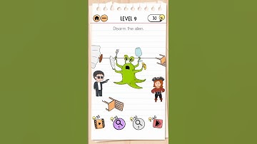 BRAIN TEST 2 ALIEN INVASION LEVEL 9