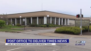 Sunday marks final traditional delivery of Erie Times-News