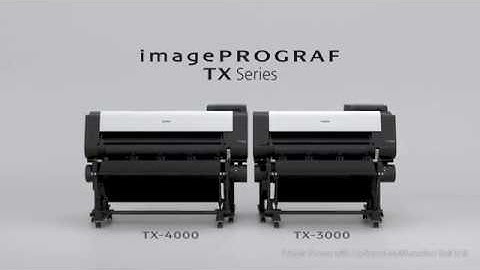 Canon imagePROGRAF TX Series One Minute Intro Video