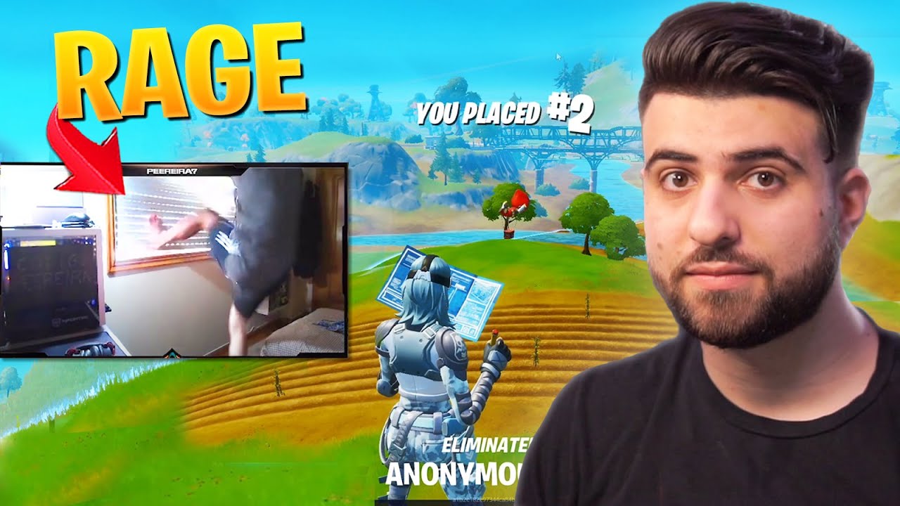 Reacting to Fortnite RAGE....