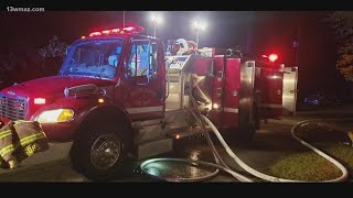 Volunteer firefighters in Hawkinsville run into burning house to save couple