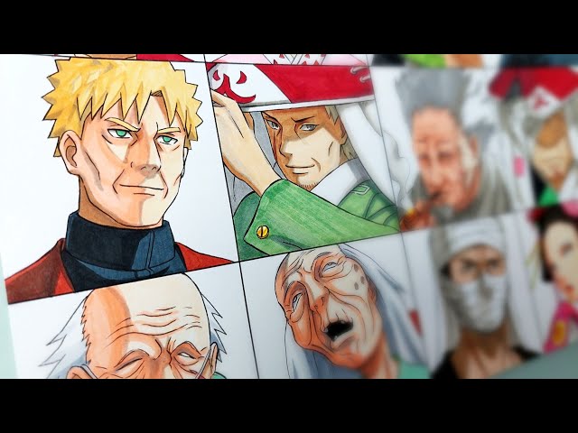 Davi Andrei - just some drawings of characters from the anime naruto