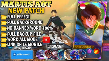 Update Script Skin Martis Attack On Titan - Levi No Password || Full Voice || Full Effect
