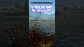 Is that a bug or a feature? 🤔(Day 105 of waiting for #es6 )#skyrim #gaming #elderscrolls #switch2