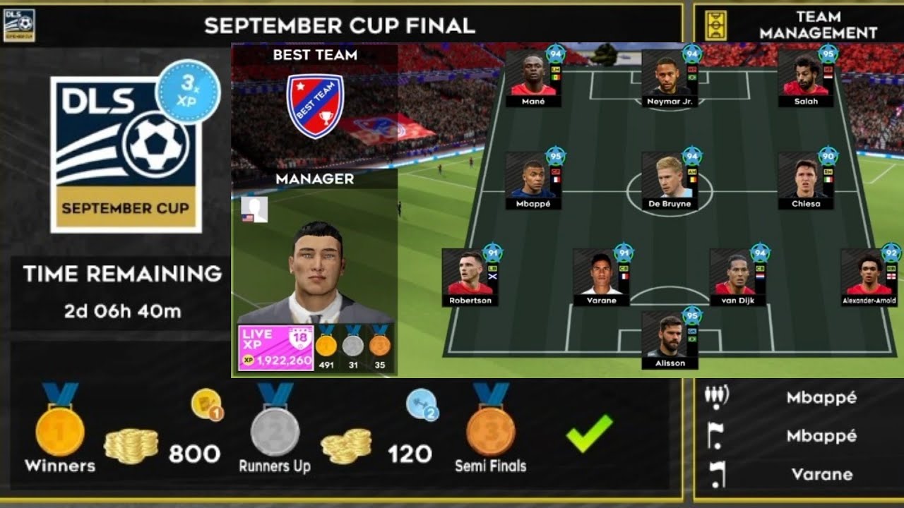 September Cup event in dls22