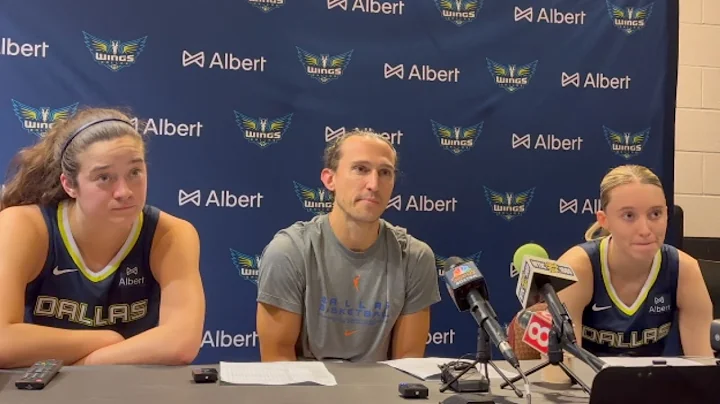 Dallas Wings Postgame Interview: Paige Bueckers, Maddy Siegrist, Chris Koclanes vs. Connecticut Sun