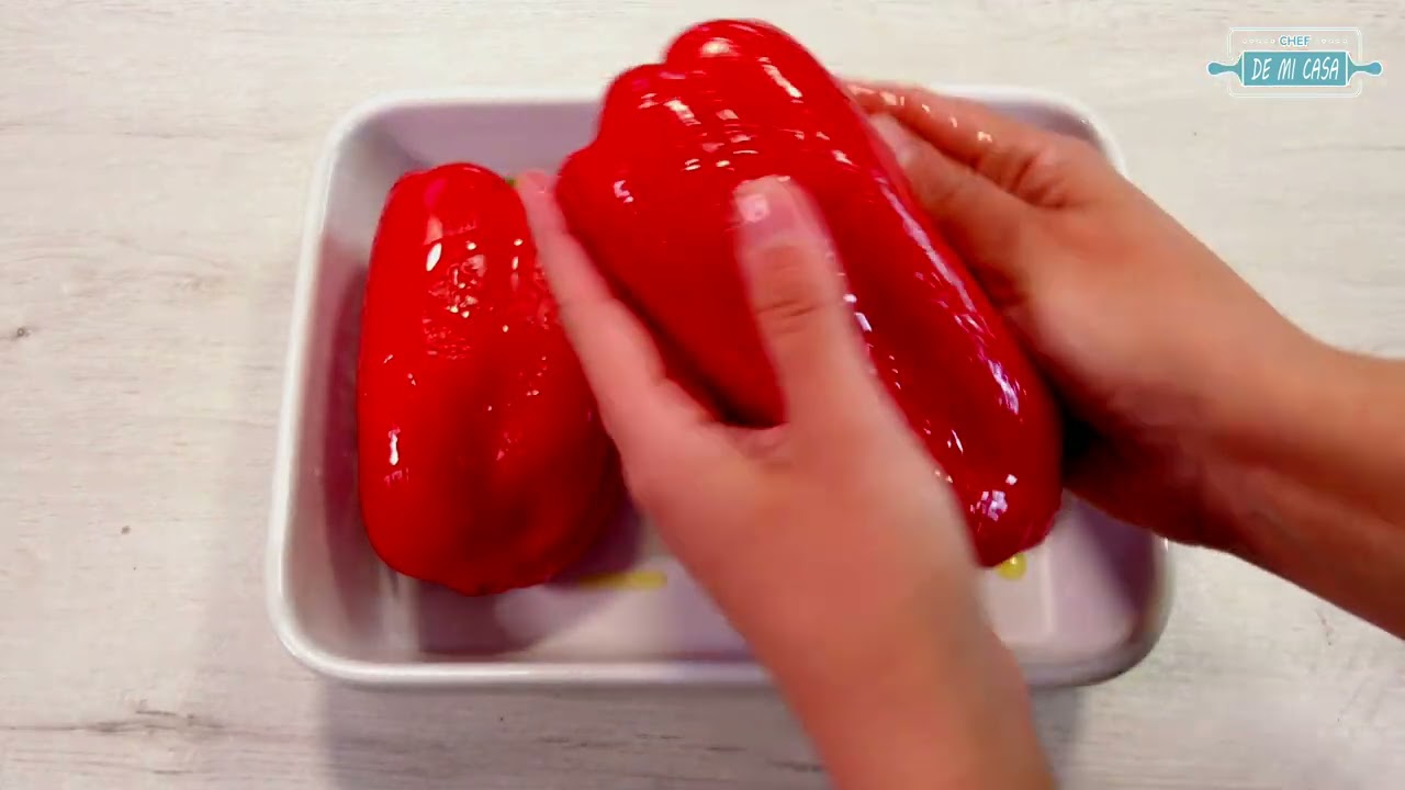 🌶️ Pimientos Asados Perfectos en la Freidora de Aire 🔥👌
