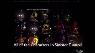 All Of The Characters In Sinister Turmoil