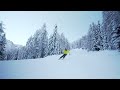 Velpræparerede pister - To på ski