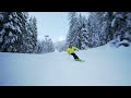 Velpræparerede pister - To på ski