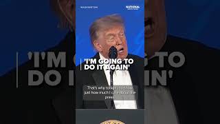 'I'M GOING TO DO IT AGAIN': Trump jokes about 3rd bid as president
