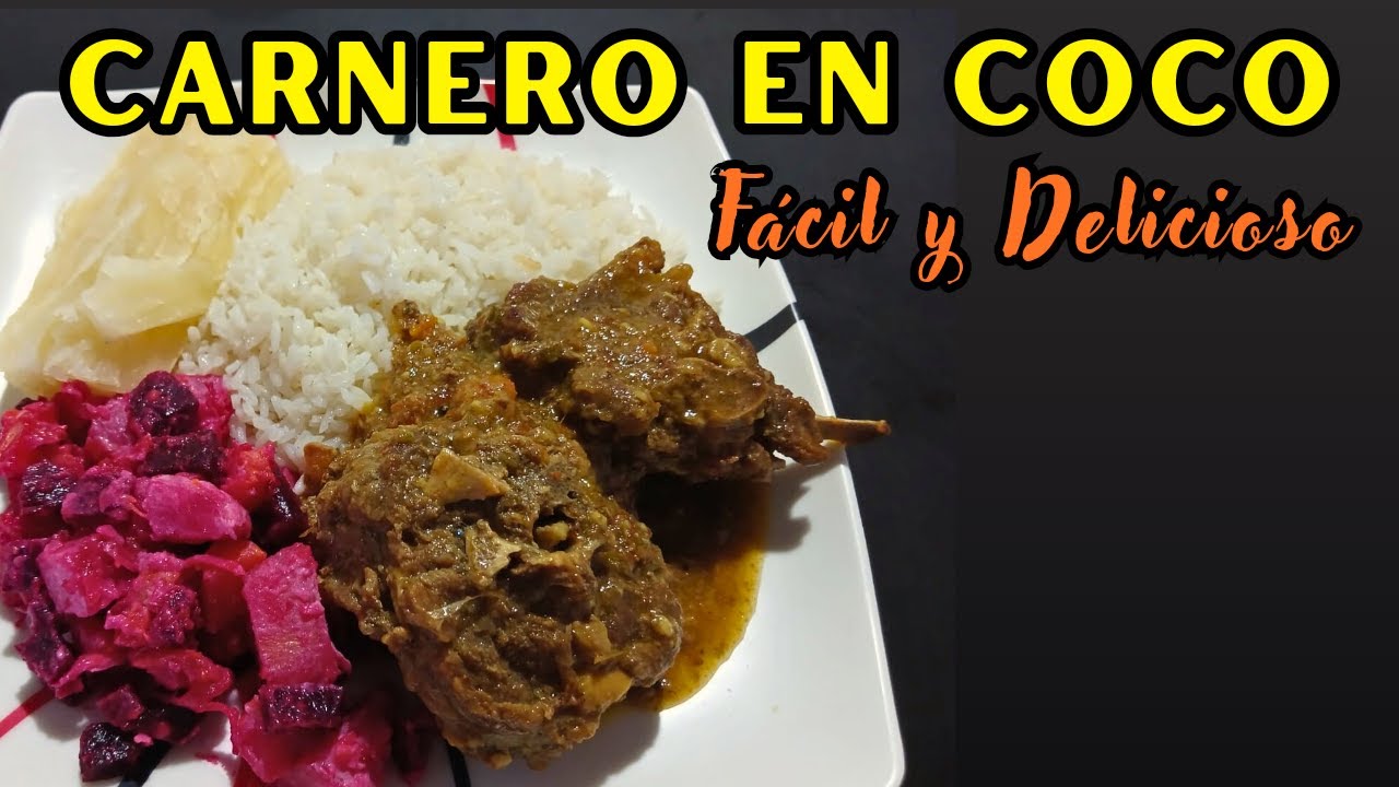 CARNERO EN COCO - FACIL Y DELICIOSO