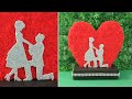 Heart Making With Woolen Thread | Best Out Of Waste | Valentines Day Gift | Best Crafts | Gift Ideas