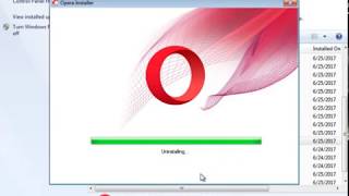 How to Uninstall programs in Windows 7