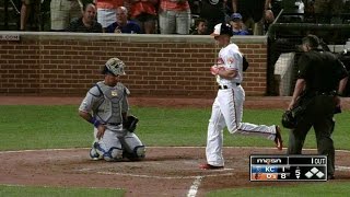 KC@BAL: Davis crushes a solo shot in the 5th
