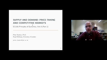 The Economy, Unit 8-1 Video 1: Demand, Supply, Equilibrium: The Key Questions and a Story