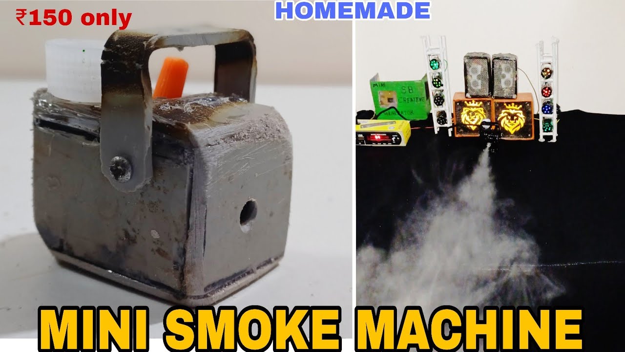  DJ MINI SMOKE MACHINE HOME MADE DJ FOG MACHINE 