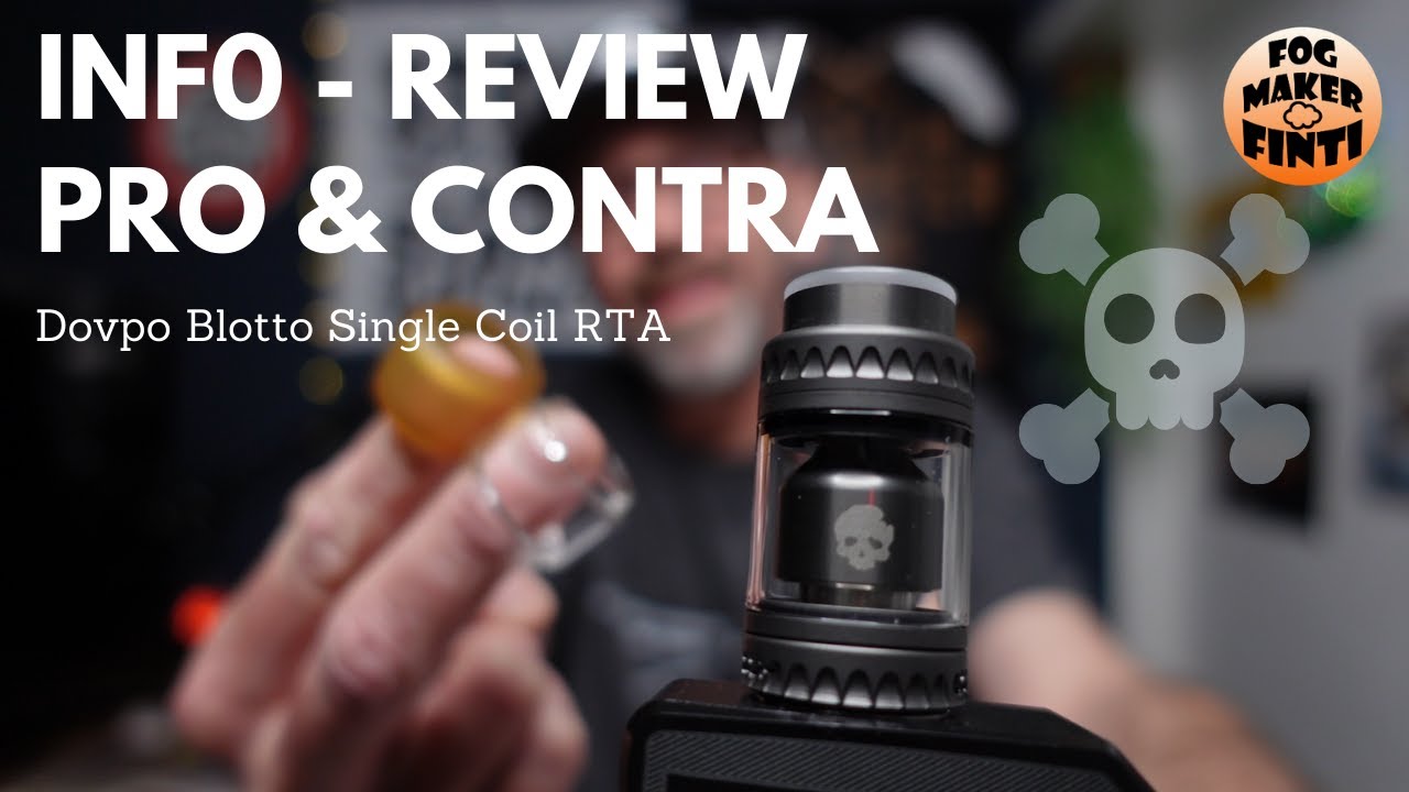 Dovpo Blotto Single Coil RTA | Vaping Bogan | 🇩🇪 Info Review E Zigarette