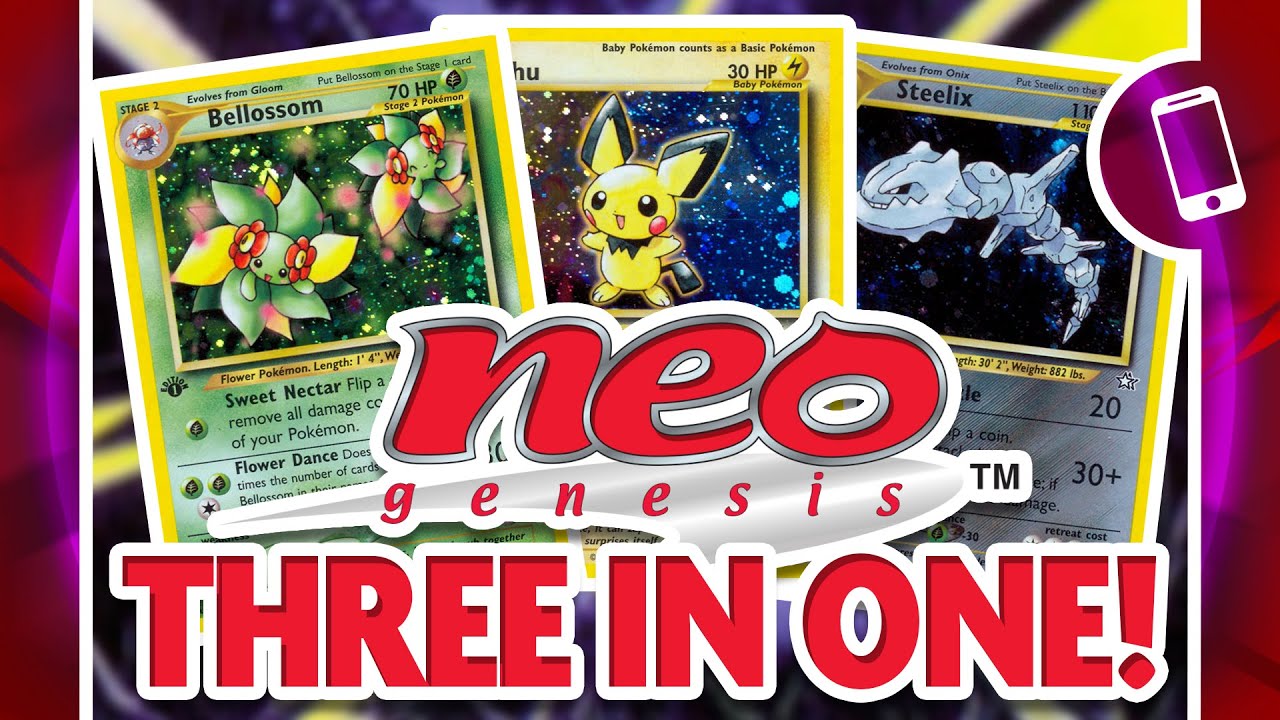 NEO GENESIS TRIPLE HOLO SWIRLS!Vintage Pokemon Cards Opening