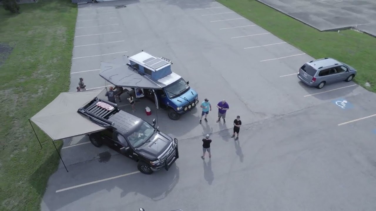 fly around Yolanda Van Sportsmobile 4x4 camper van