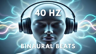 40 Hz Binaural Beats: Study Music with 528 Hz Frequency for Deep Focus & Concentration screenshot 3