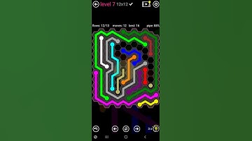How To Solve Flow Free Hexes 12x12 Mania Level 7 Board Walk Through Solution Walkthrough