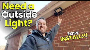 The most simple way to add an Outside Light - COMPLETE GUIDE