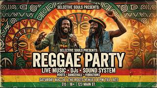 Caribbean Reggae Party 🔥 Roots Reggae, Dub Sessions & Nonstop Good Vibes