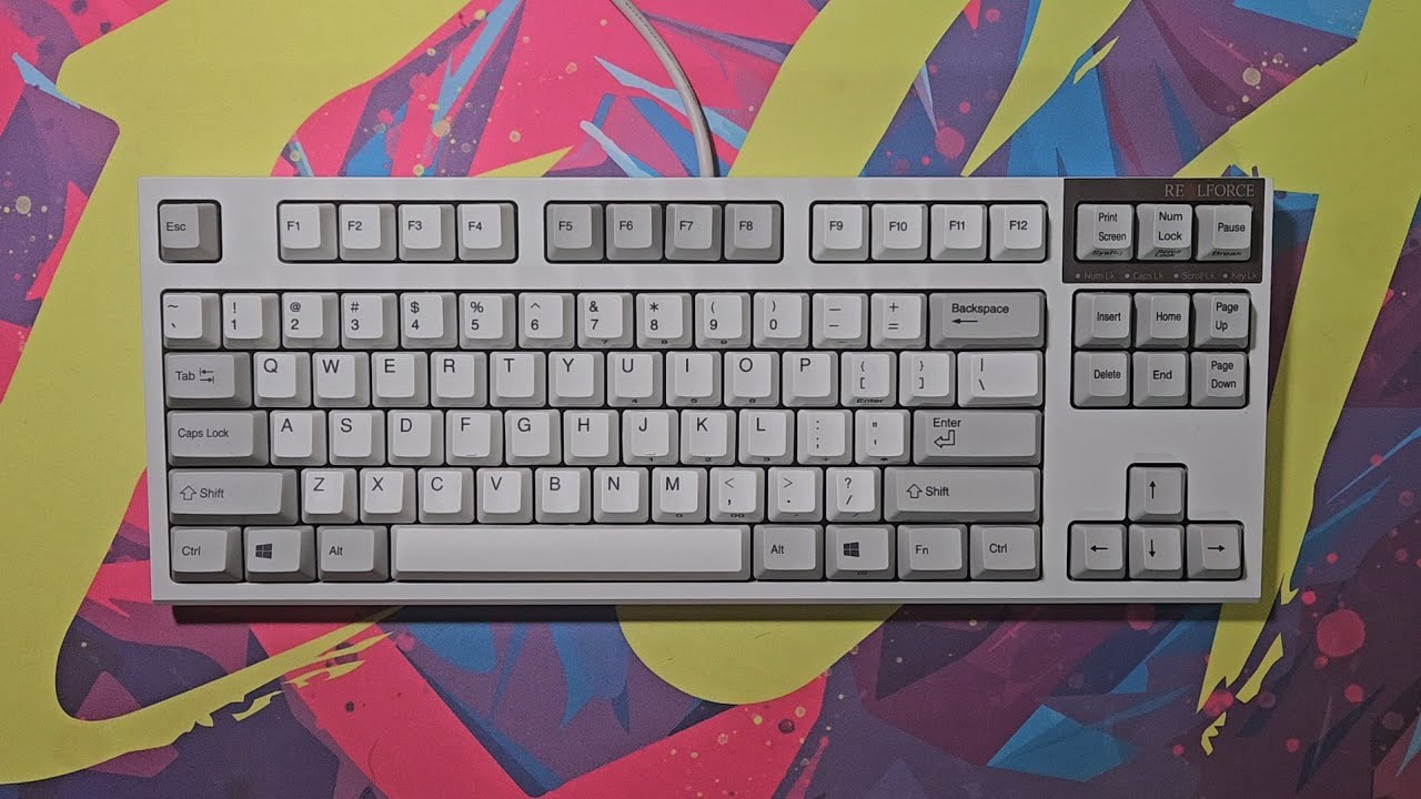 조용한데 묵직하다? / Topre Realforce R2TLS (R2TLS-US5-WH)