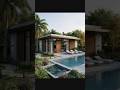 Exterior Small Modern House Design #shorts #modernhousedesign #exteriordesign #smallhouse #dreamhous