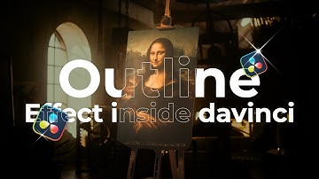 How to Create Masked Text Outline Effect in DaVinci Resolve (EASY & QUICK!)