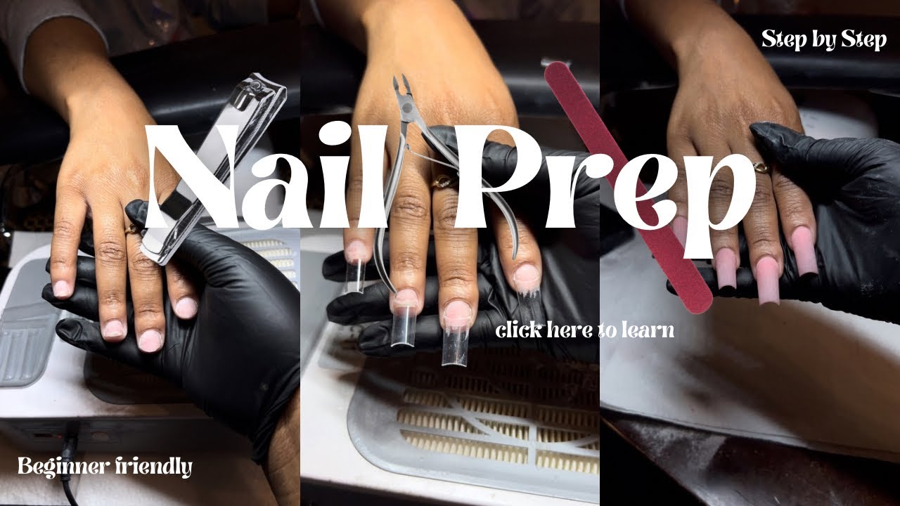 Nail Prep Process - YouTube