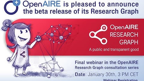 20200130_OpenAIRE Research Graph_Consultation