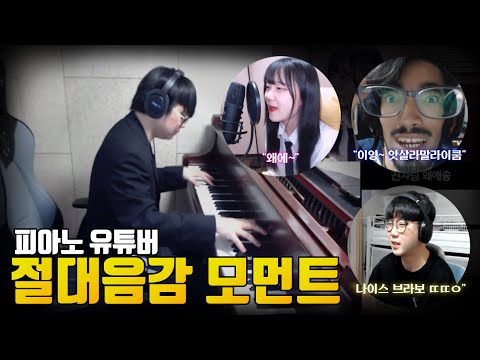 모든 대사가 음으로 들리는... 피아노 절대음감 유튜버 레전드 비빔연주 모음집 thumbnail