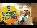 Laboratoire protegorkarat bushido   5 bombes lacrymognes testes avec michael illouz