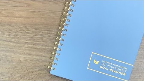 2021 PowerSheets Launch Day Flip Through!