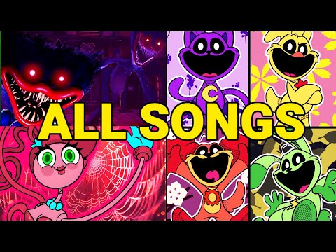 All Poppy Playtime Songs And MUSIC VIDEOS CatNap Huggy Wuggy Kissy Missy Mommy Long Legs Bunzo 