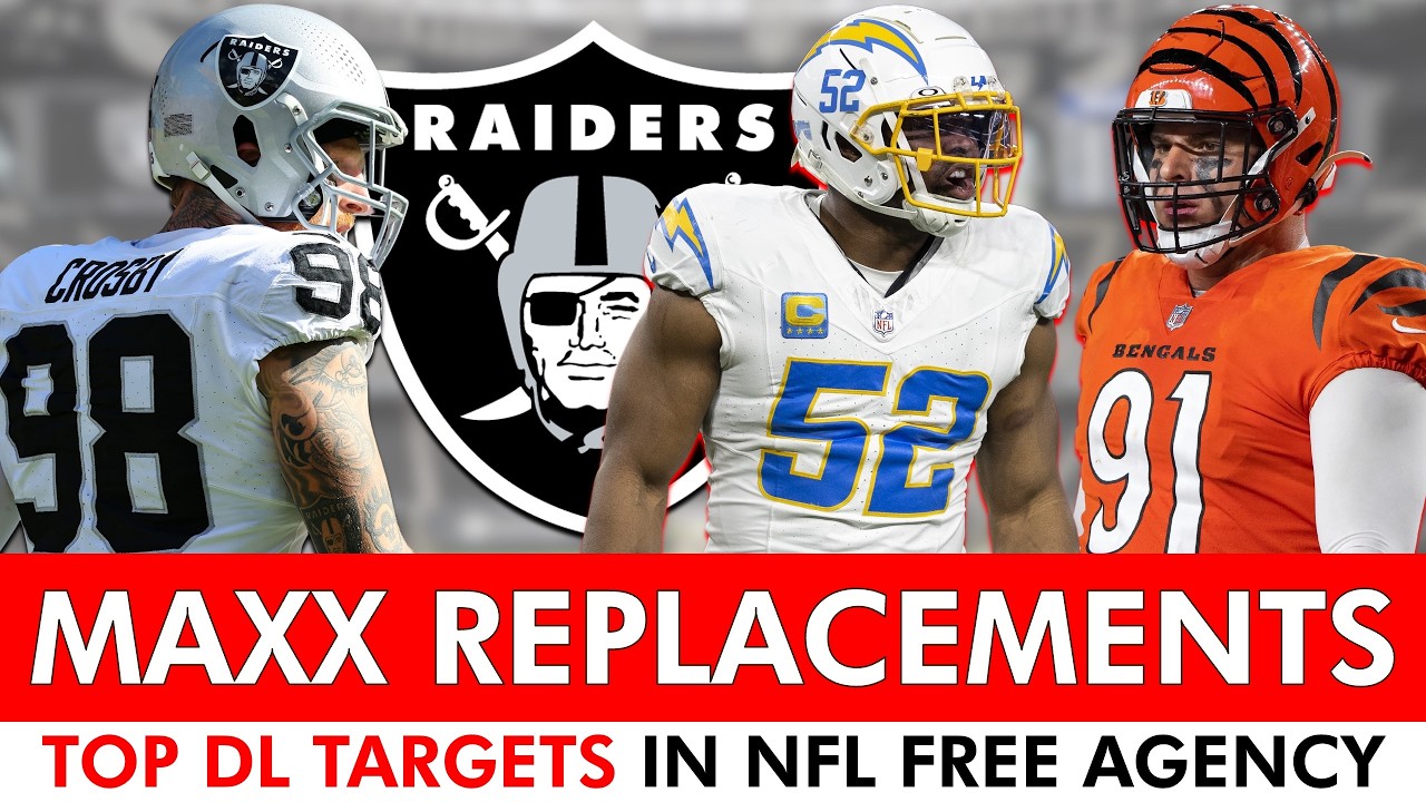 Maxx Crosby Replacements For The Las Vegas Raiders In 2026 NFL Free Agency After The Trade Happens