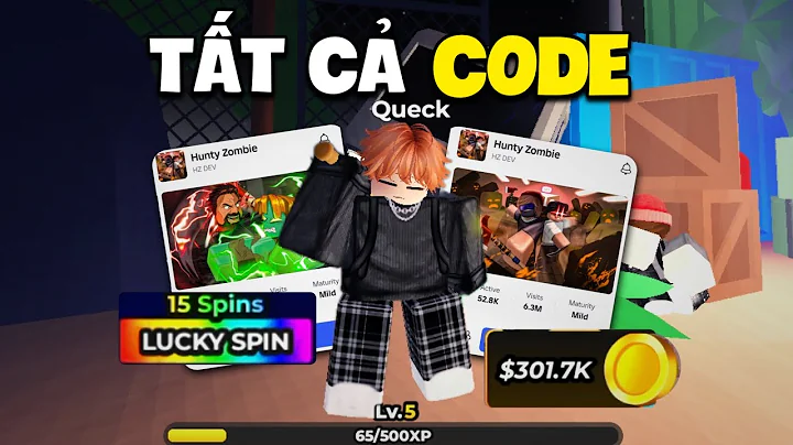 TẤT CẢ CODE MỚI NHẤT TRONG HUNTY ZOMBIE