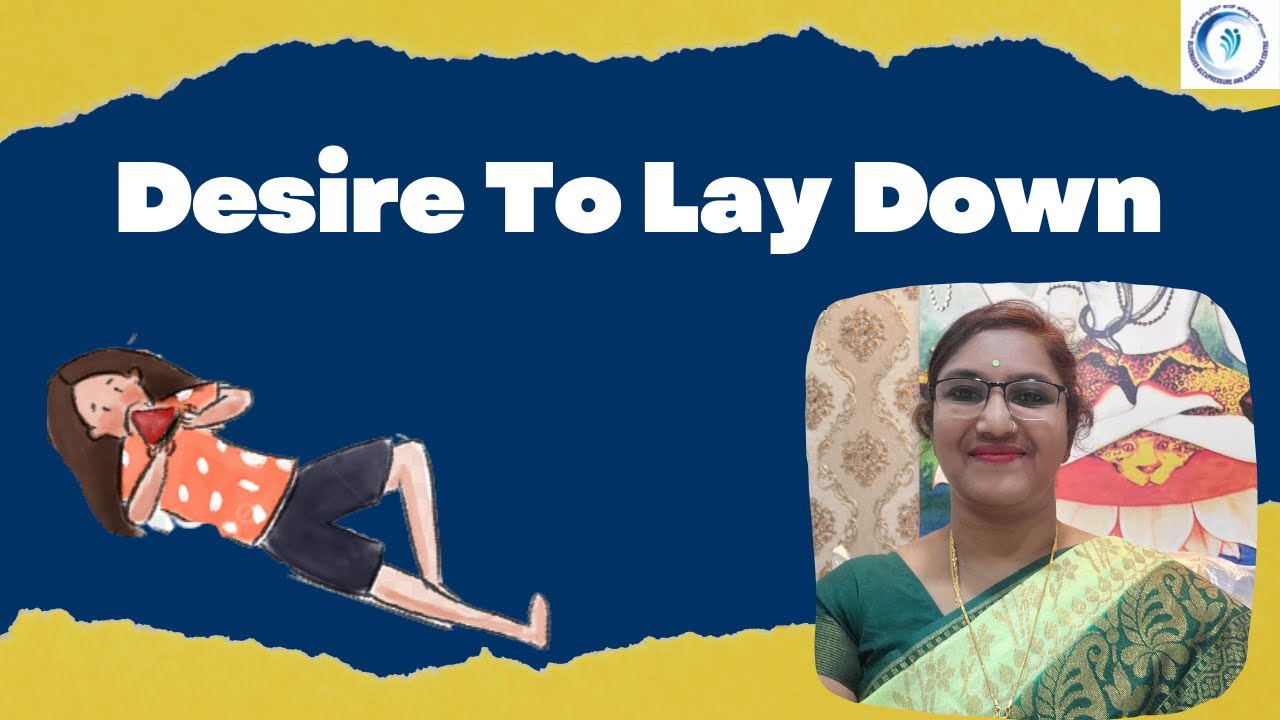 Acupressure Treatment for Desire to Lay Down (in Kannada) YouTube