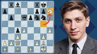 14-Year-Old Bobby Fischer SACRIFICES His Knight!